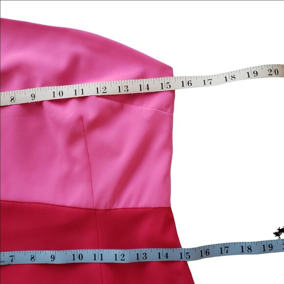Petal + Pup Women’s One-Shoulder Colorblock Maxi Dress Pink US 6 - Picture 7 of 10